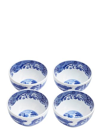 Spode Blue Italian Dip Bowls - Set Of 4 - Blue - ONE SIZE