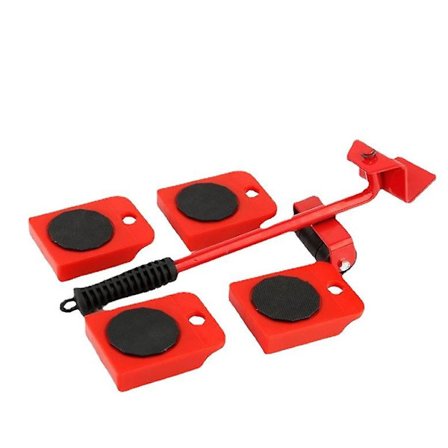 Huonekalujen nostolaite, helppo siirtää liukusäädintä, 5 osaa mobiilityökaluja, raskas laite Huonekalujen siirto - Suurin kuormituspaino 150 kg