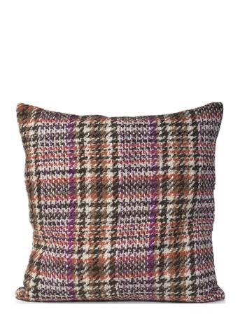 Soft Check C/C 50X50Cm Home Textiles Cushions & Blankets Cushion Covers Purple Ceannis