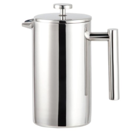 800ml Fransk Press Kaffebryggare, Dubbelväggig Isolerad för Kaffe och Te