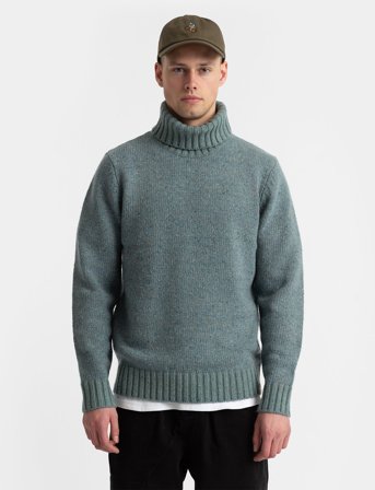 Revolution High-Neck Sweather - Blue - XXL