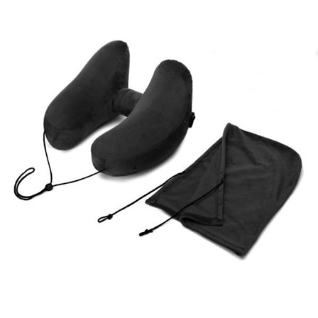 Nakkepute Oppblåsbar Flypute SVART