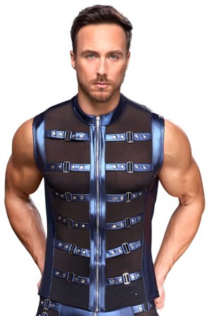 NEK Sleeveless Shirt Blue - Vuxen: Sexy klær til ham