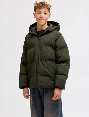 Jack & Jones Jjkaito Puffer Jacket Ln Jnr - Green - 176