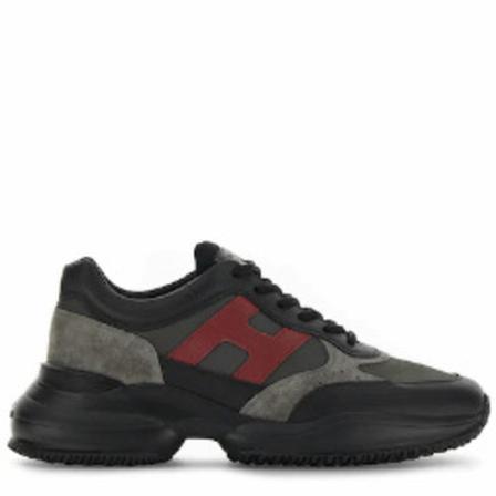 Hogan Interaction Sneakers , Grijs , Heren , Maat: 44 EU