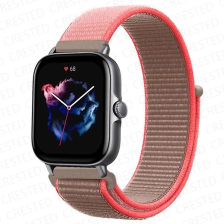 20mm 22mm Klockarmband För Amazfit Gts/2/2e/3/4/mini Gtr 4/2/3/pro 47mm Stratos 3 Nylonarmband Pulseira Correa Amazfit Bip Armband