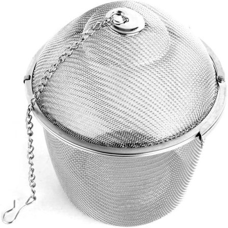 Ekstra Stor Rustfri Twist Lock Mesh Te Kugle Te Si Filter Krydderi Infuser 11cm/4.3 tommer