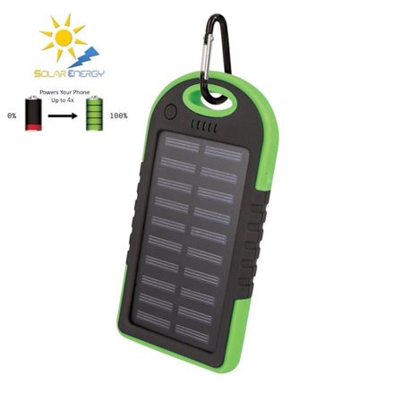 Setty 5000 mAh Solen Powerbank matkapuhelimille ja tableteille
