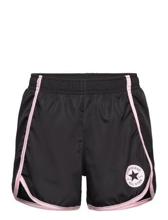 Cnvg Chuck Patch High Rise Sho Shorts Sport Shorts Svart Converse*Betinget Tilbud