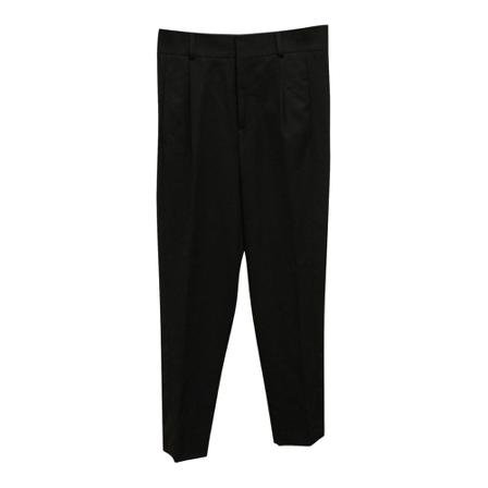 Saint Laurent Vintage Pre-Owned Tailored Bukser in Black Sort, Dame