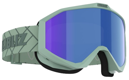 Bliz Liner Matt Green Dark Green Logo with Brown Blue