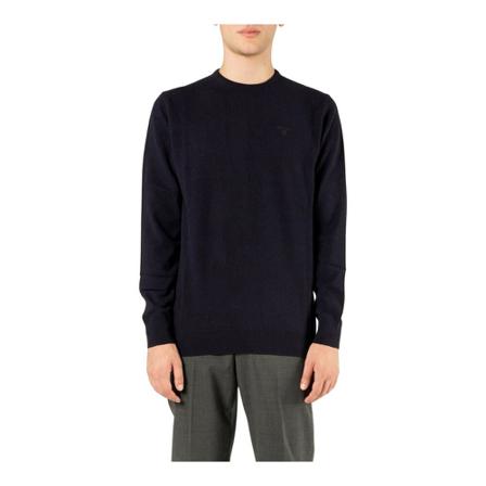 Barbour, Round-neck Knitwear Blauw, Heren, Maat:XL