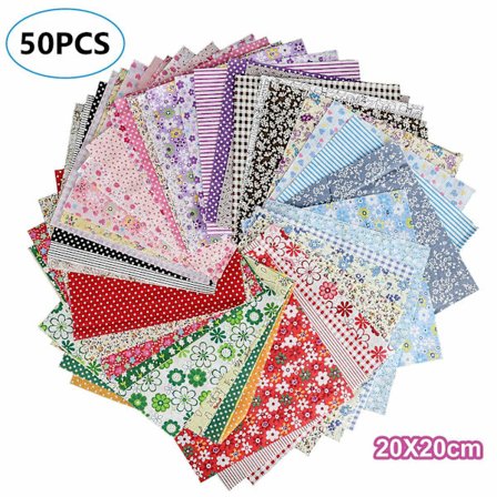 Bomullstyg Lappteknik Paket