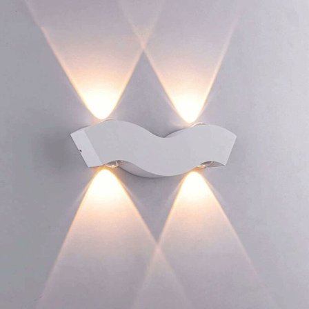 Ny vanntett LED-vegglampe gårdsplass balkong gjer søylelampe