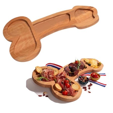 Vinkød ostefad charcuteri bakke