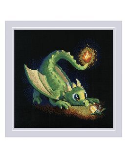 Brodeikit Billede Sød Drage - Riolis