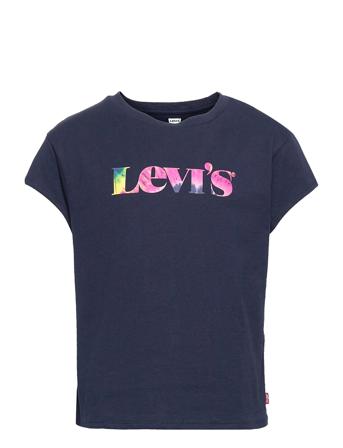 Lvg Drop Shoulder Boxy Tee Shirt Blue Levi's