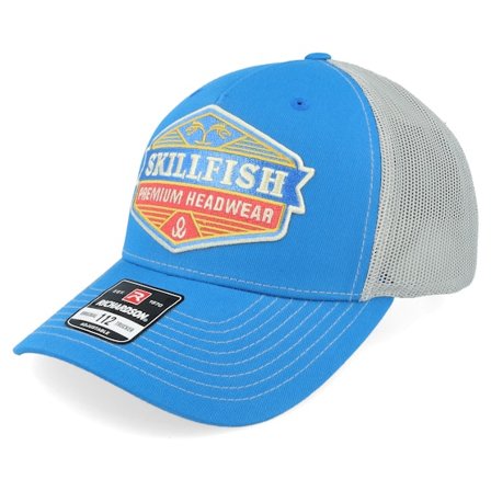 Skillfish - Ble trucker Czapka Z Daszkiem - Crimsonwave Logo 112fp Split Cobalt Blue/Grey Trucker @ Hatstore