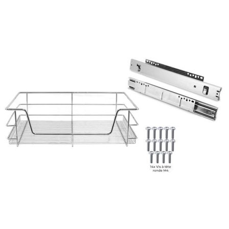 6 KuKoo skjutkorgar för 60 cm köksskåp