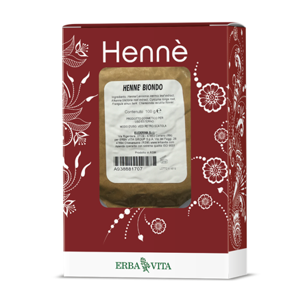 Henne Colorante Capelli Biondo 100g