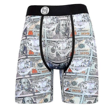 Nye PSD hurtigtørrende, forlængede boxershorts med hajmønster, sports shorts, strandbukser til mænd