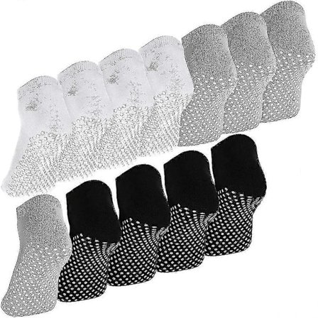 6 paria liukuestesukkia Pilates Yoga Barreen, liukuestesukat lapsille, naisille ja miehille