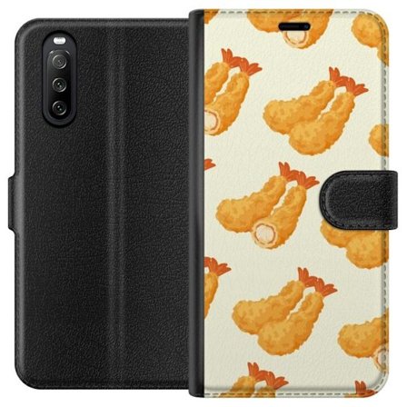 Plånboksfodral till Sony Xperia 10 III med Räkor