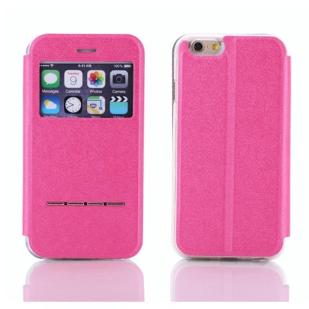 iPhone 5/5S/5SE Smartfodral med fönster och svarsfunktion