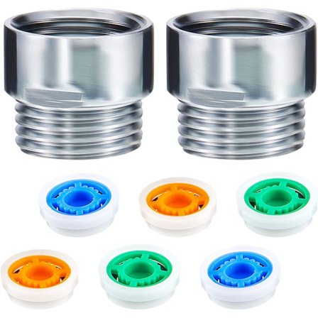 8-pack duschflödesreduceringsbegränsare, vattenbegränsare, lämplig fix