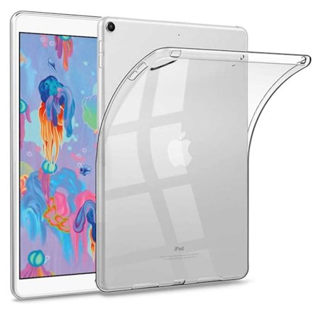 Omfattende iPad 8 10.2 "Gennemsigtig sag Transparent Shell