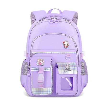 Tonårsflickor Casual Ryggsäck Skolväska Mellanstadie Grundskola Dagsryggsäck Bokväska Daglig Rese Laptopväska Rucksack Väska