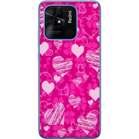 Yhteensopiva Puhelinkuori Xiaomi Xiaomi Redmi 10C PopSydänKuviointi