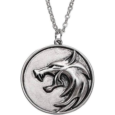 Kvindes Halskæde med Kædevedhæng - Mands Vedhængskæde Witcher Totemer Overdrevne Tag Tilbehør Trendy Y-2k Æstetik - Pige Smykker