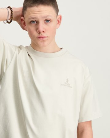 Polo Ralph Lauren Big Fit Cotton Jersey Tee Beige T-shirts Kille - Kids Brand Store