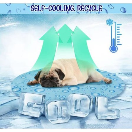 Koiran ja kissan viilentävä alusta, automaattinen lemmikkieläinten viilentävä geeli, naarmuuntumaton viilennin, 36 cm