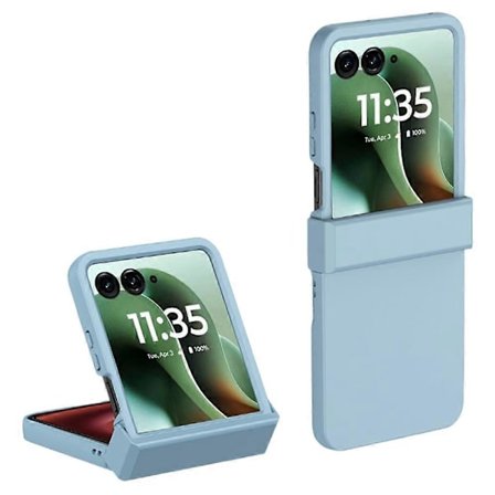 Skal för Motorola Razr 60 Ultra med gångjärnsskydd, Skin-Touch PC-telefonskal