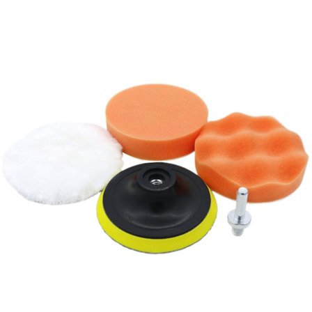 Bilshampoo-applikatorsvamp, 5 stk. 4 tommer polering og detaljepoleringsskum