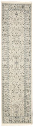 Ziegler Michigan 80X300 Small Beige/Green Floral Runner Rug