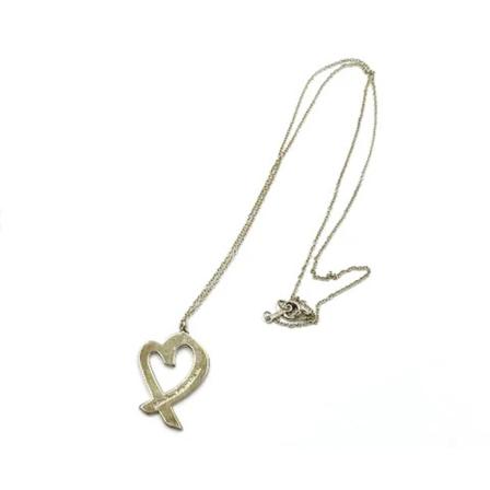 Tiffany & Co. Pre-owned, Pre-owned Necklace Grijs, Dames, Maat:ONE Size