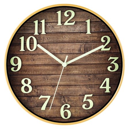 Kreativ lysande väggklocka, 30 cm