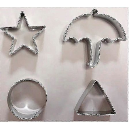 4 st Bläckfisk Spel Kakformar Sockerform Kakform