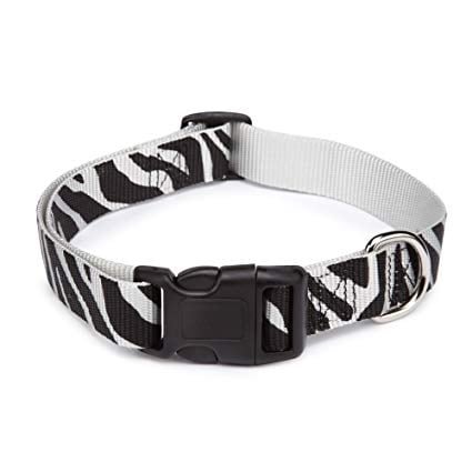 East Side Collection - Animal Print Halsband Zebra- Hundhalsband
