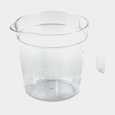Halvlitermått Nordiska Plast, glasklar, 500 ml