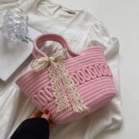 Handgjord vävd väska Handväska 5 5