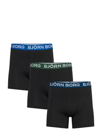 Björn Borg Cotton Stretch Boxer 3P - Black - XL