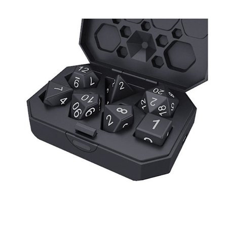 Elektroniset noppakuutiot USB-ladattavat valaisevat noppakuutiot hehkuvat dnd-noppakuutiot monitahoiset noppakuutiot lautapelijuhlat E