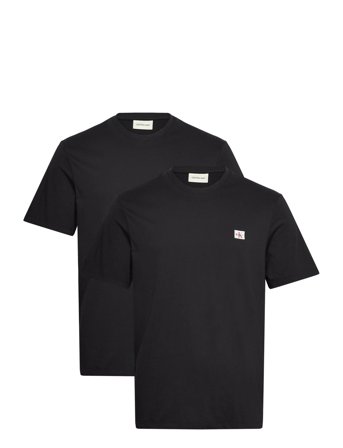 Ss Badge Tee 2Pk Black Calvin Klein Jeans