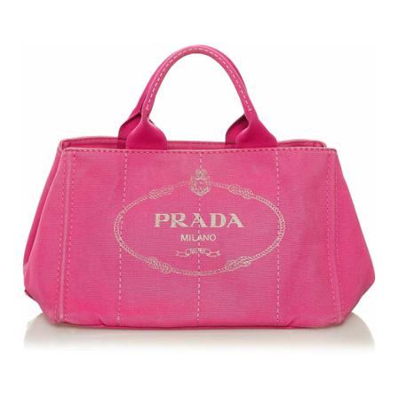 Prada Vintage Pre-owned HandTas , Roze , Dames , Maat: ONE Size Vintage Tassen