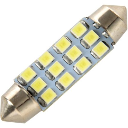 42mm 12 SMD 3528 LED Hvid Bil Indvendig c5w Kuppel Festoon Pære Lys Lampe DC 12V