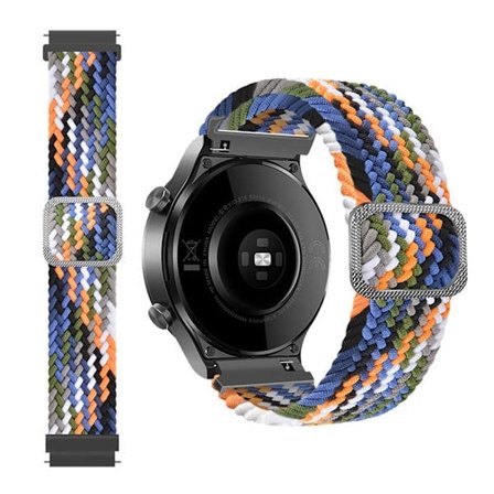 22mm Universellt Flätat Klockarmband - Denim Flerfärgat